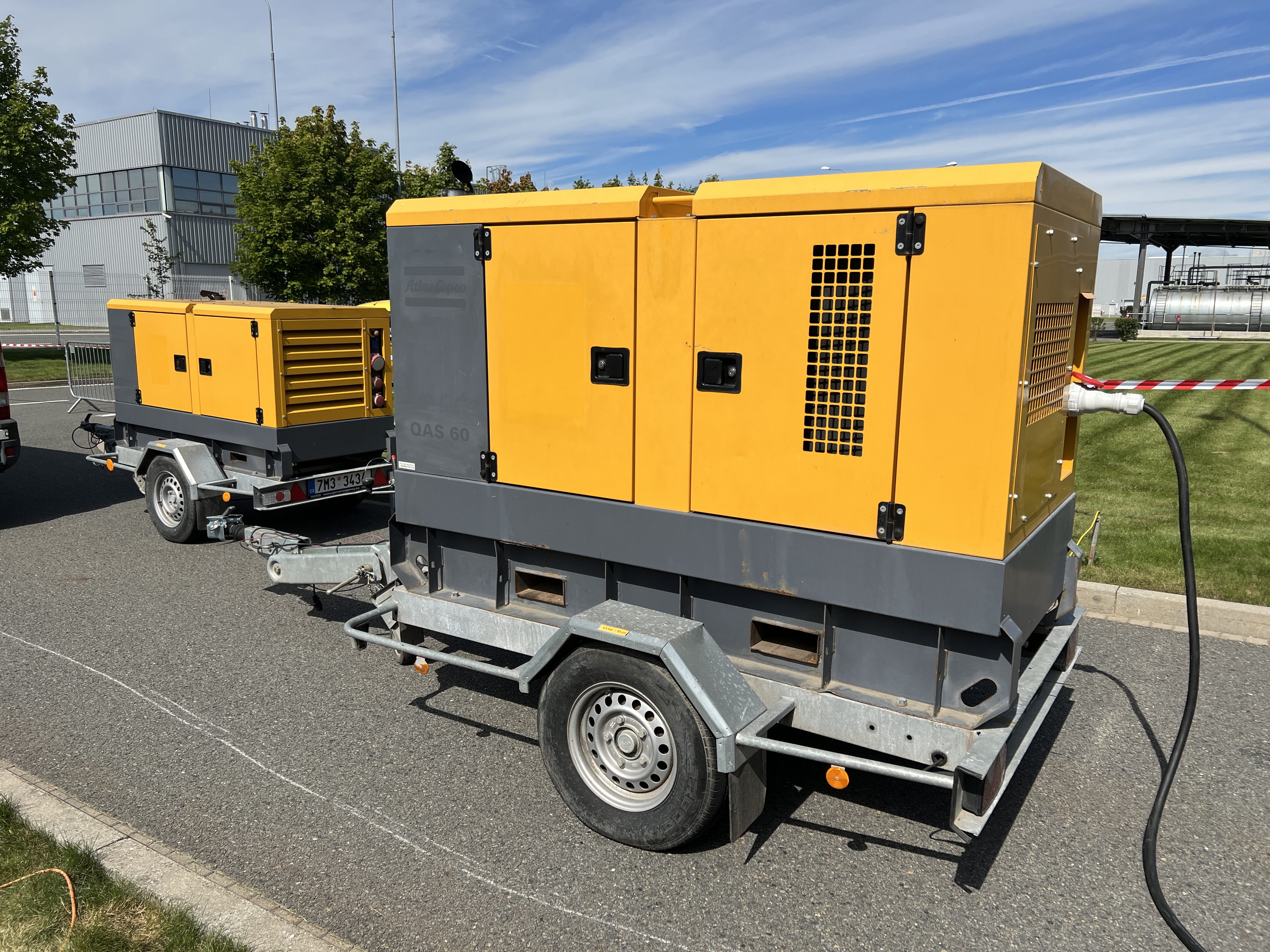 Elektrocentrála Atlas Copco 60 kVA