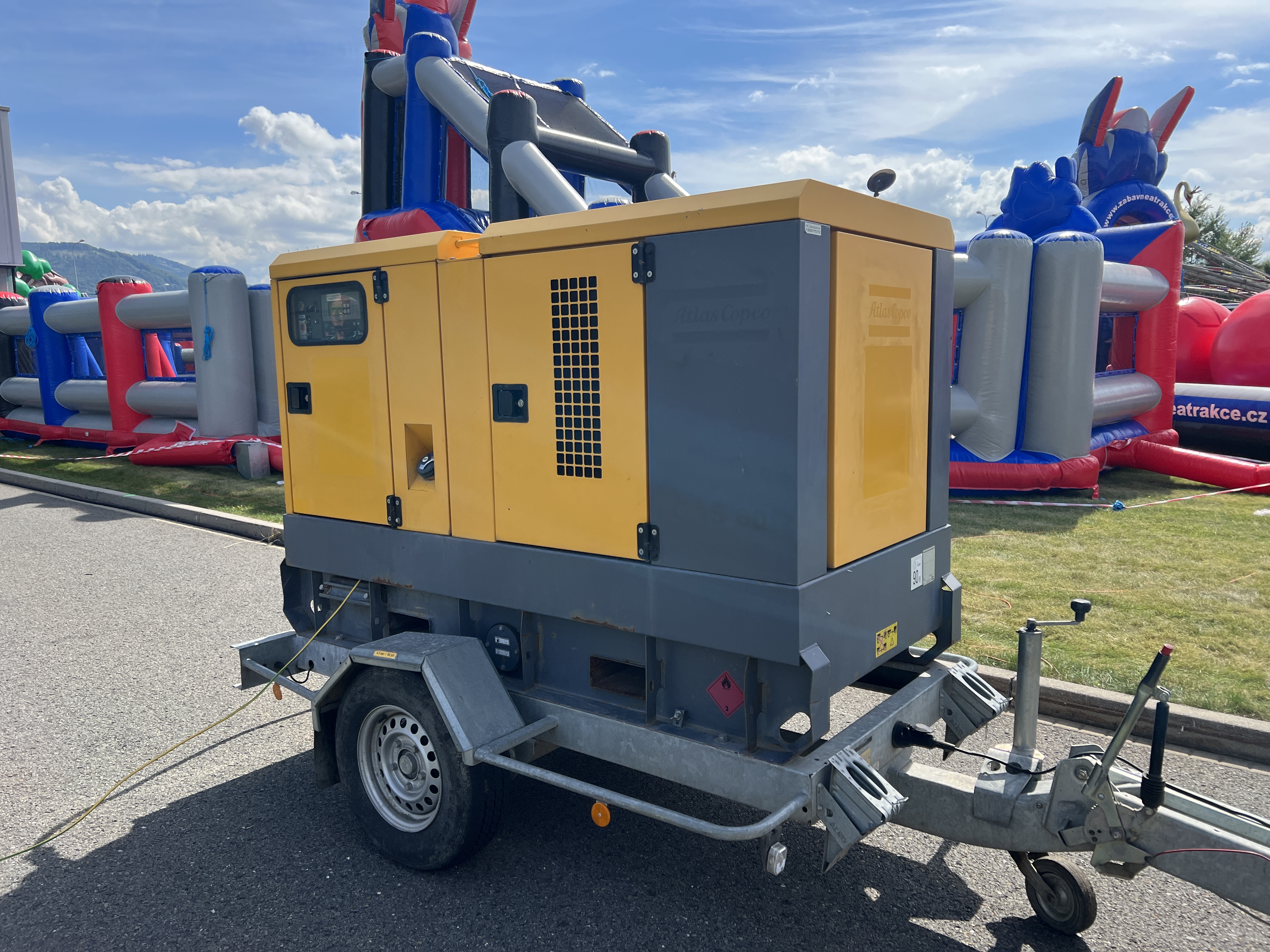 Elektrocentrála Atlas Copco 80 kVA