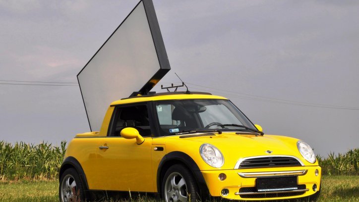 Mini Cooper Billboard