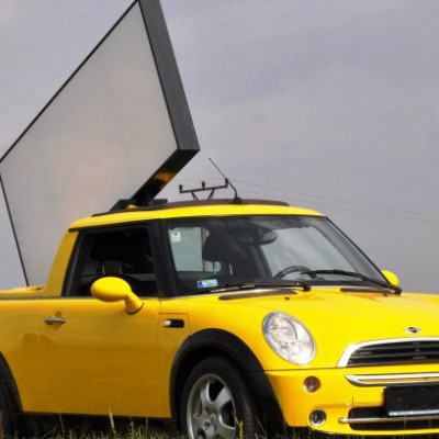 Mini Cooper Billboard