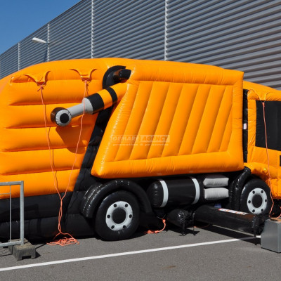 Skákací hrad Popelářské auto