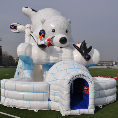 Nafukovací skluzavka Lední medvěd