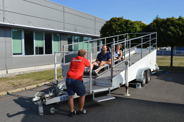 pronájem simulátor nárazu