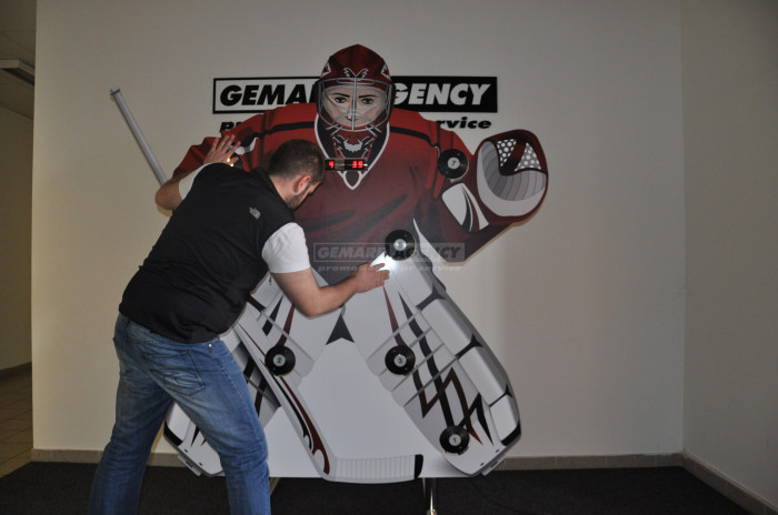 atrakce hokej - lovec světla