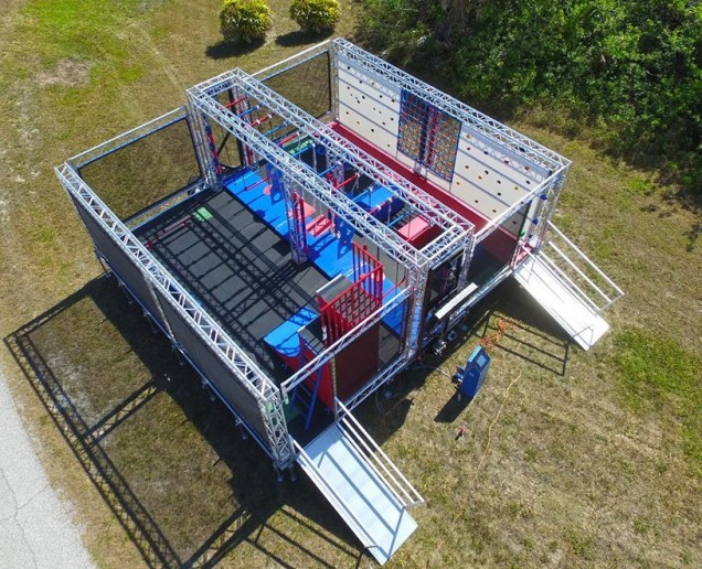 překážková dráha pronájem