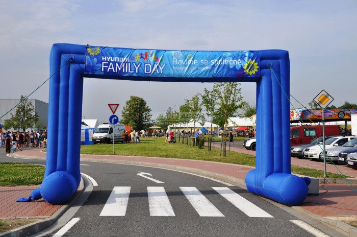 Nafukovací oblouk - modrý