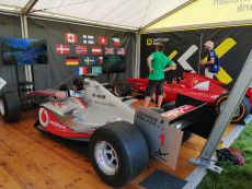 pronájem závodního simulátoru formule