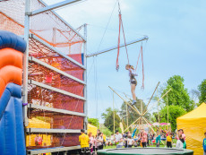 pronájem bungee trampolíny