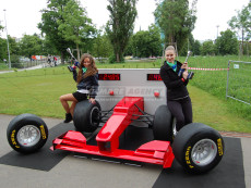 Atrakce Pit stop simulátor