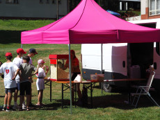 Popcornový stroj na den dětí