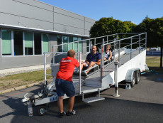 simulátor nárazu pronájem