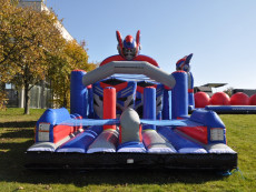 Pronájem nafukovací opičí dráhy Superhrdinové Olomouc