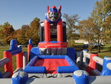 Pronájem volný pád Optimus Prime