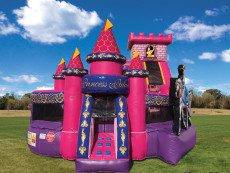 pronájem hradu a nafukovací skluzavky