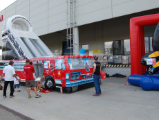 Nafukovací skluzavka Hasičské auto