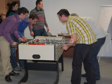 atrakce stolní fotbálek